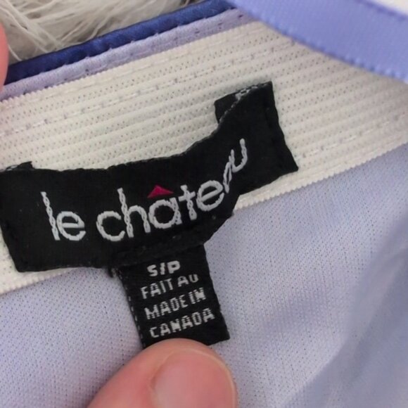 Vintage 90s Satin Purple Halter Dress - Picture 8 of 8